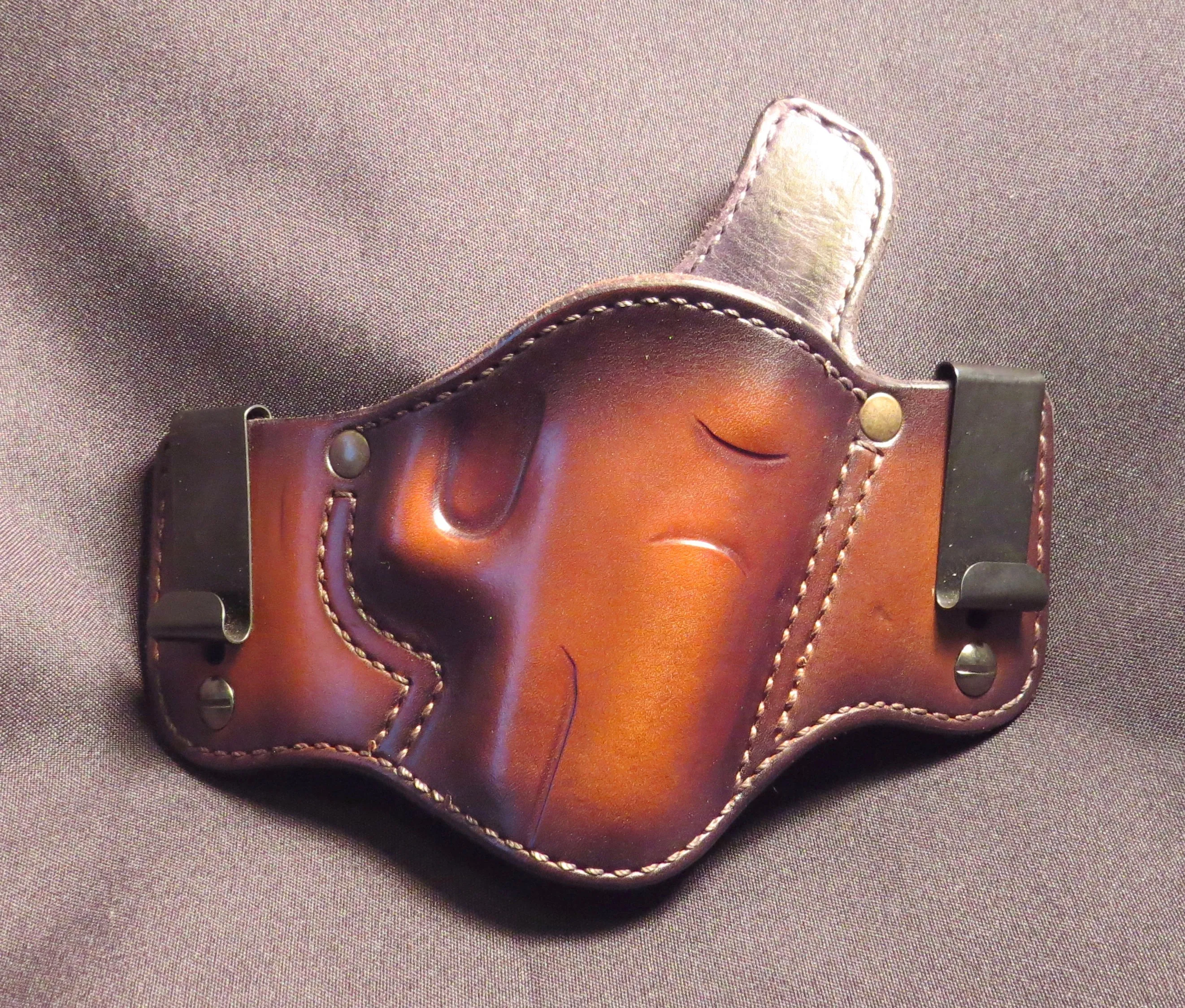 Glock 42 IWB Leather Holster
