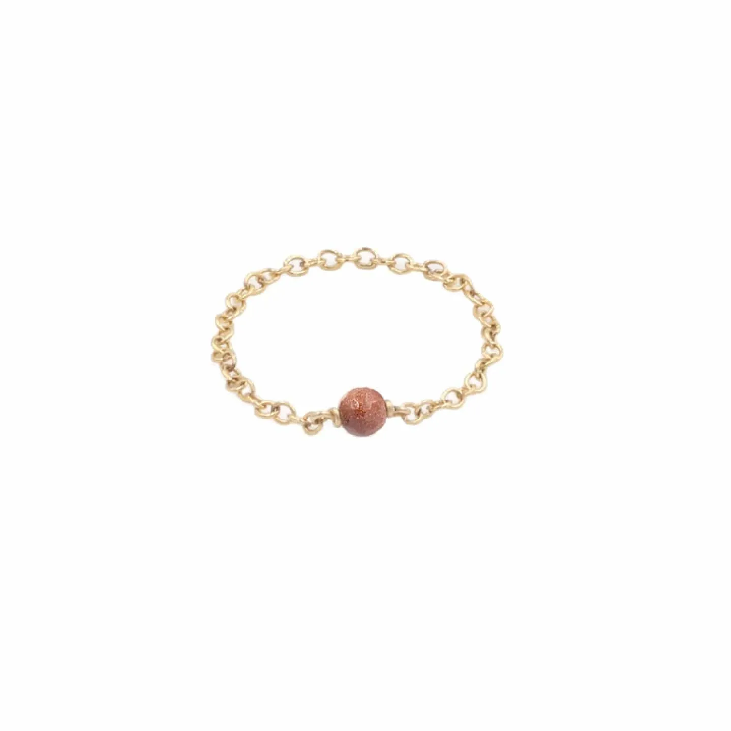 Goldstone Ring