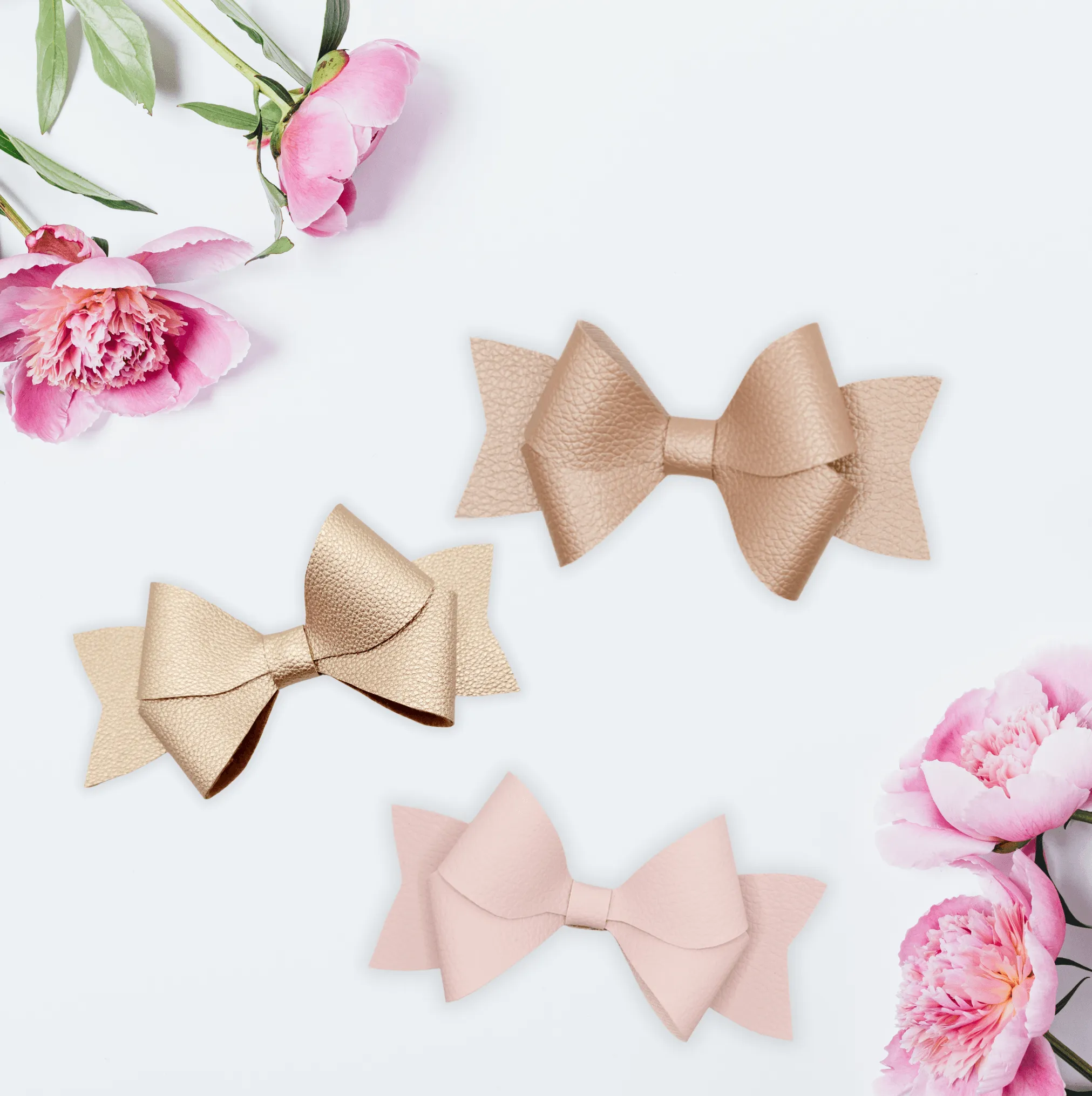Gray Persephone Hair Bow