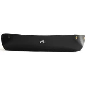 LARGE LEATHER VALET TRAY / BLACK