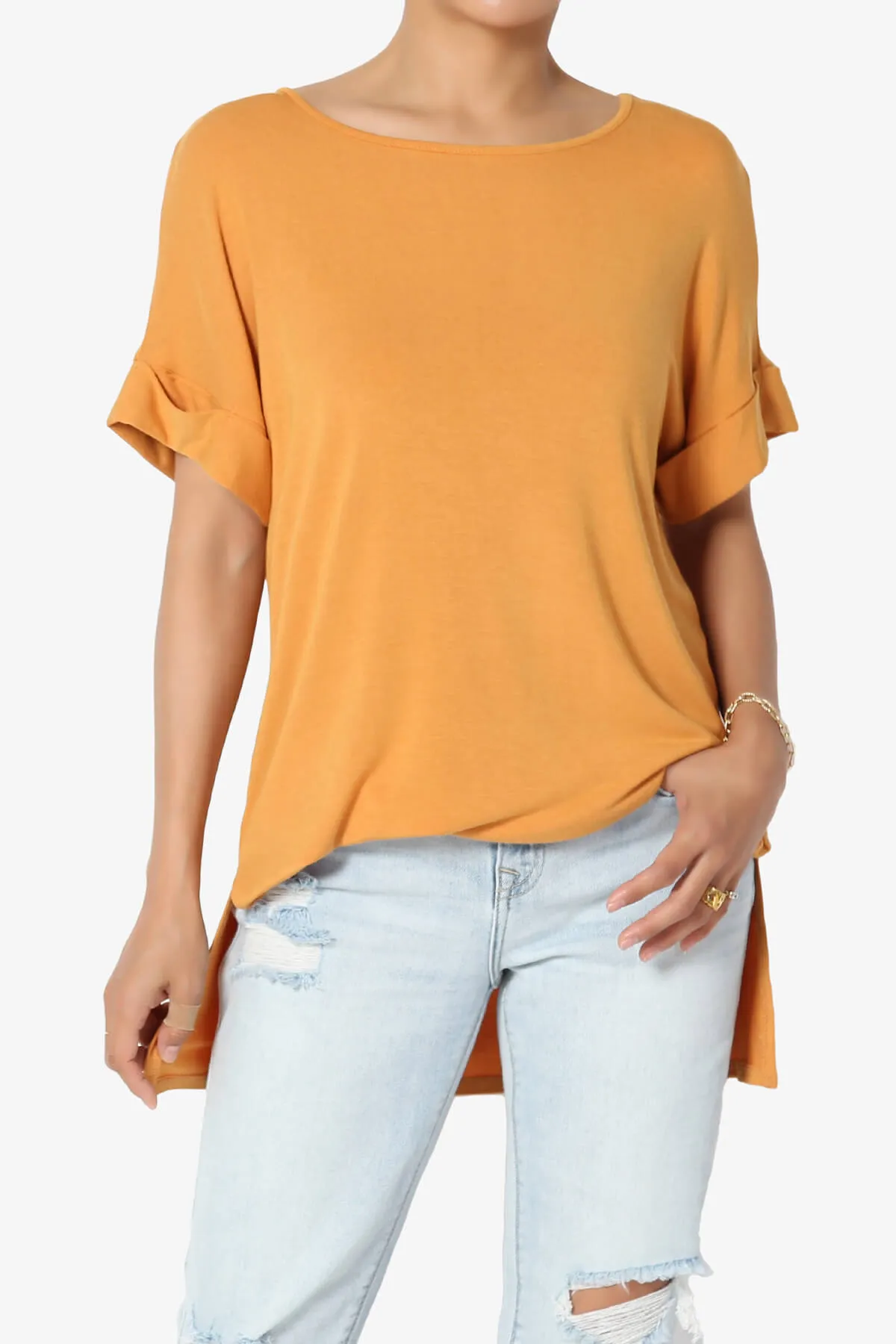 Poloma Modal Jersey Boat Neck Top