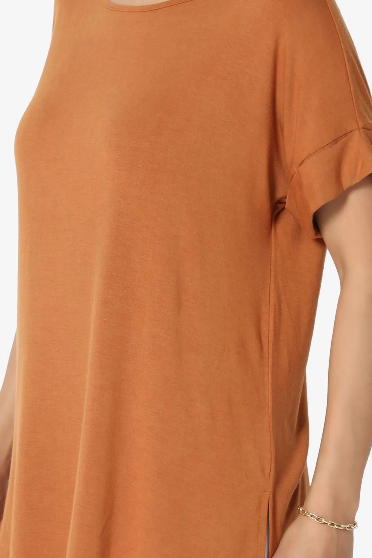 Poloma Modal Jersey Boat Neck Top