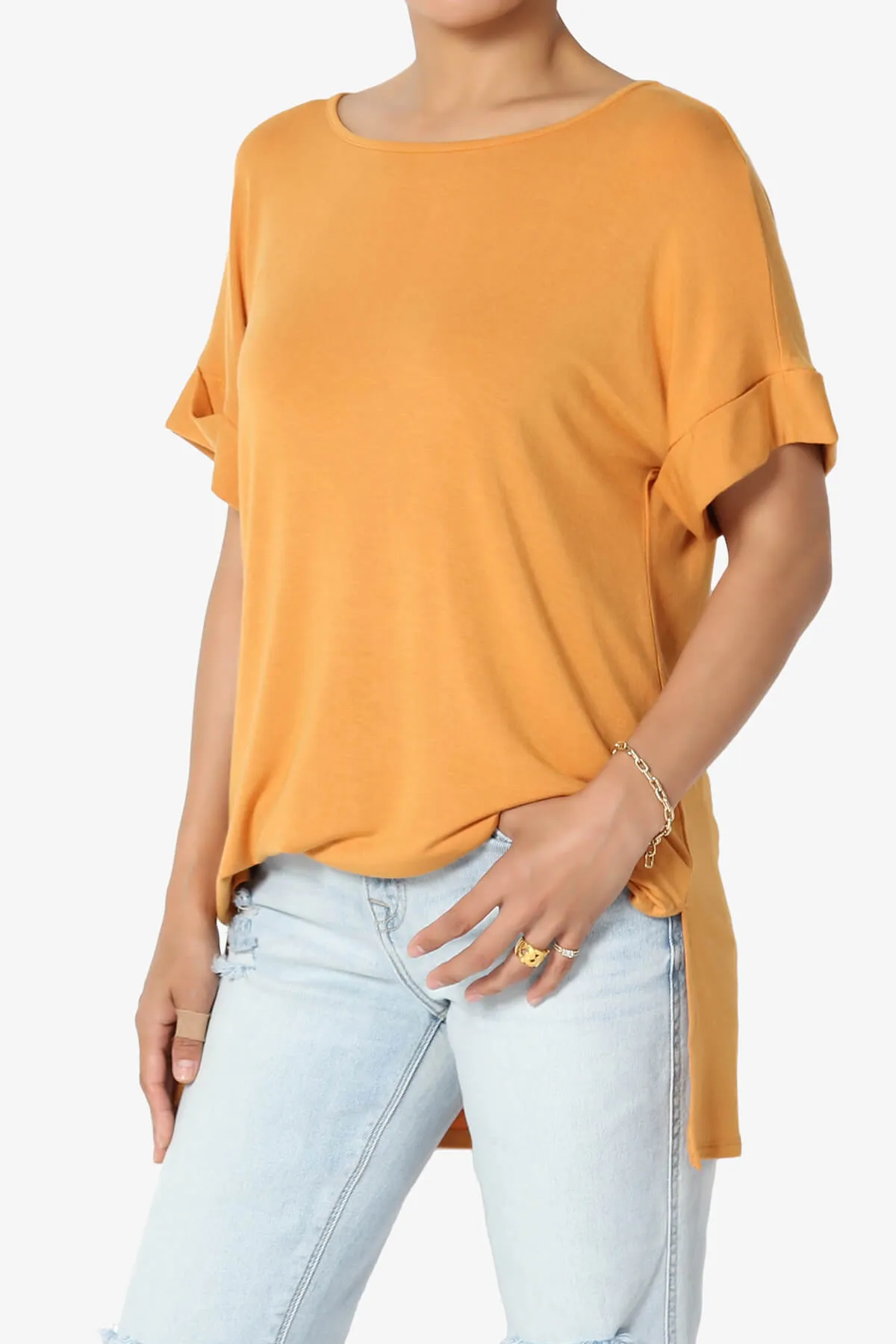 Poloma Modal Jersey Boat Neck Top