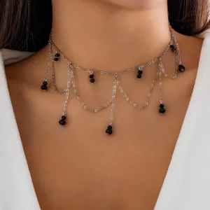 Reversible Raven Fairytale Punk Necklace